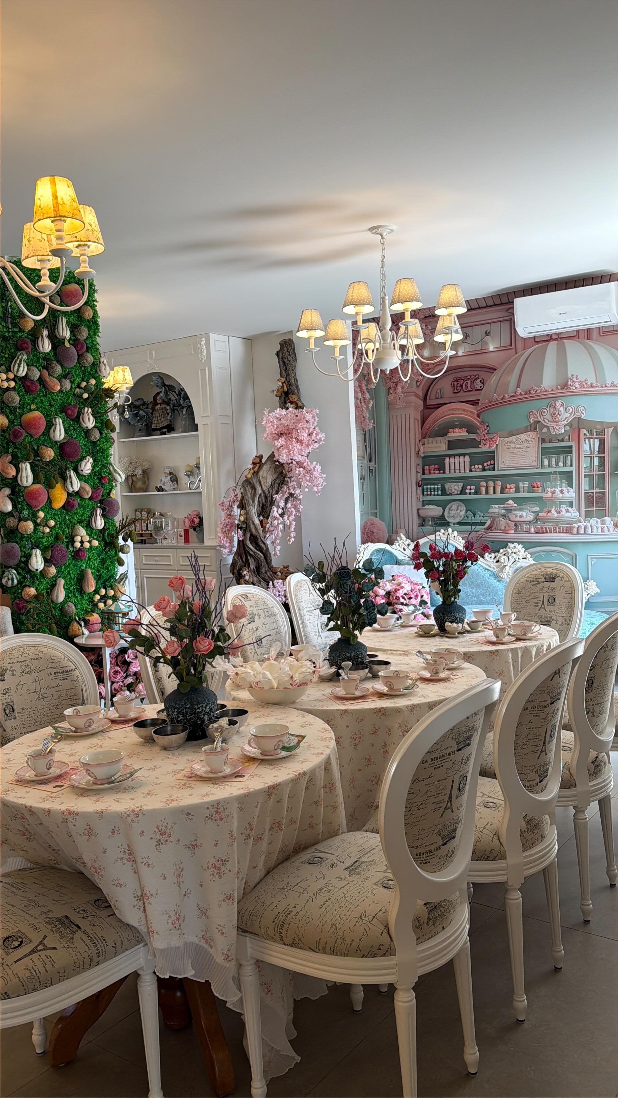 The dining room